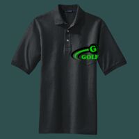 Heavyweight Cotton Pique Polo with Pocket Thumbnail