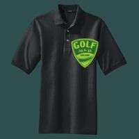 Heavyweight Cotton Pique Polo with Pocket Thumbnail