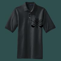 Heavyweight Cotton Pique Polo with Pocket Thumbnail