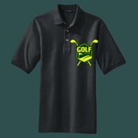 Heavyweight Cotton Pique Polo with Pocket Thumbnail
