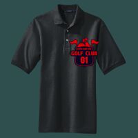 Heavyweight Cotton Pique Polo with Pocket Thumbnail