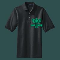 Heavyweight Cotton Pique Polo with Pocket Thumbnail