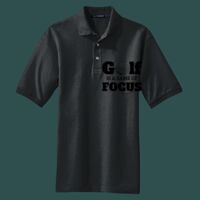 Heavyweight Cotton Pique Polo with Pocket Thumbnail