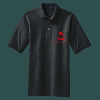Heavyweight Cotton Pique Polo with Pocket Thumbnail