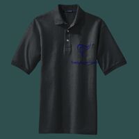 Heavyweight Cotton Pique Polo with Pocket Thumbnail