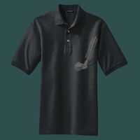 Heavyweight Cotton Pique Polo with Pocket Thumbnail