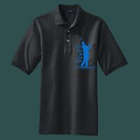 Heavyweight Cotton Pique Polo with Pocket Thumbnail