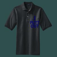 Heavyweight Cotton Pique Polo with Pocket Thumbnail