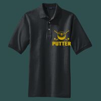 Heavyweight Cotton Pique Polo with Pocket Thumbnail