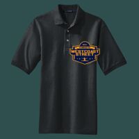 Heavyweight Cotton Pique Polo with Pocket Thumbnail