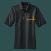 Heavyweight Cotton Pique Polo with Pocket Thumbnail