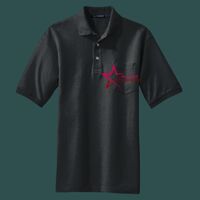 Heavyweight Cotton Pique Polo with Pocket Thumbnail