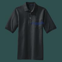 Heavyweight Cotton Pique Polo with Pocket Thumbnail