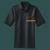Heavyweight Cotton Pique Polo with Pocket Thumbnail