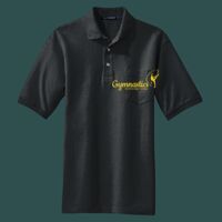 Heavyweight Cotton Pique Polo with Pocket Thumbnail