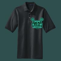 Heavyweight Cotton Pique Polo with Pocket Thumbnail