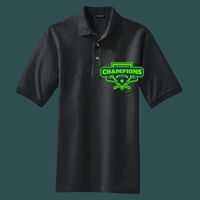 Heavyweight Cotton Pique Polo with Pocket Thumbnail