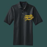 Heavyweight Cotton Pique Polo with Pocket Thumbnail