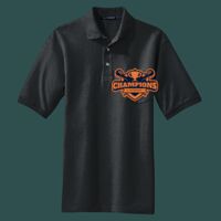 Heavyweight Cotton Pique Polo with Pocket Thumbnail