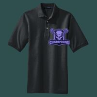 Heavyweight Cotton Pique Polo with Pocket Thumbnail