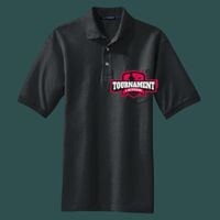 Heavyweight Cotton Pique Polo with Pocket Thumbnail