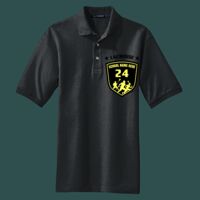Heavyweight Cotton Pique Polo with Pocket Thumbnail