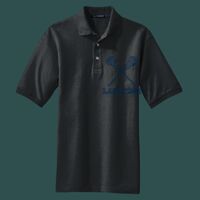 Heavyweight Cotton Pique Polo with Pocket Thumbnail