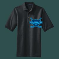 Heavyweight Cotton Pique Polo with Pocket Thumbnail