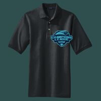 Heavyweight Cotton Pique Polo with Pocket Thumbnail