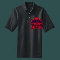 Heavyweight Cotton Pique Polo with Pocket Thumbnail