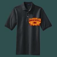 Heavyweight Cotton Pique Polo with Pocket Thumbnail