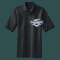 Heavyweight Cotton Pique Polo with Pocket Thumbnail