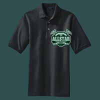 Heavyweight Cotton Pique Polo with Pocket Thumbnail