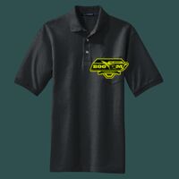 Heavyweight Cotton Pique Polo with Pocket Thumbnail
