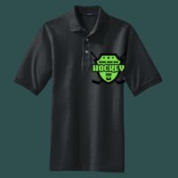 Heavyweight Cotton Pique Polo with Pocket Thumbnail