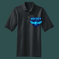 Heavyweight Cotton Pique Polo with Pocket Thumbnail