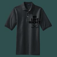 Heavyweight Cotton Pique Polo with Pocket Thumbnail