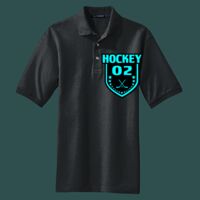Heavyweight Cotton Pique Polo with Pocket Thumbnail