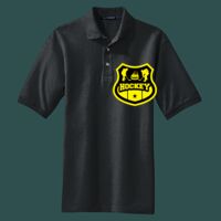 Heavyweight Cotton Pique Polo with Pocket Thumbnail