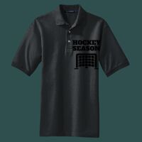Heavyweight Cotton Pique Polo with Pocket Thumbnail
