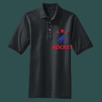 Heavyweight Cotton Pique Polo with Pocket Thumbnail