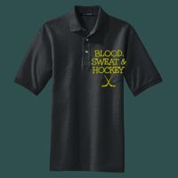 Heavyweight Cotton Pique Polo with Pocket Thumbnail