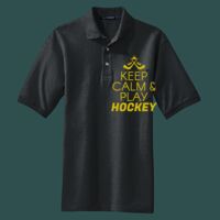 Heavyweight Cotton Pique Polo with Pocket Thumbnail