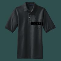 Heavyweight Cotton Pique Polo with Pocket Thumbnail
