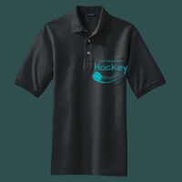 Heavyweight Cotton Pique Polo with Pocket Thumbnail
