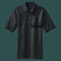 Heavyweight Cotton Pique Polo with Pocket Thumbnail