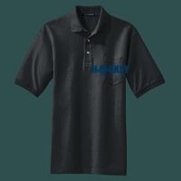 Heavyweight Cotton Pique Polo with Pocket Thumbnail