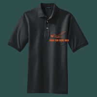 Heavyweight Cotton Pique Polo with Pocket Thumbnail