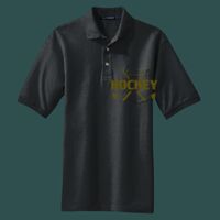 Heavyweight Cotton Pique Polo with Pocket Thumbnail