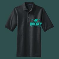 Heavyweight Cotton Pique Polo with Pocket Thumbnail